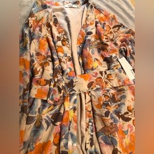 New With Tags Just Fab Women’s Floral Dress Size 1X